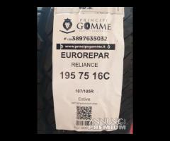 4 GOMME 195 75 16C EUROREPAR A4537 - 2