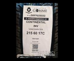 2 GOMME 215 60 17C CONTINENTAL INV A4635