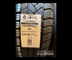 2 gomme 215 60 17 continental inv a3493 - 1