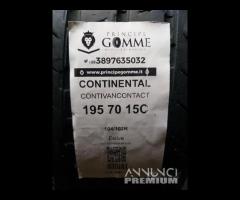 4 GOMME 195 70 15C CONTINENTAL A5287 - 2