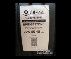 2 GOMME 225 45 18 BRIDGESTONE A5604