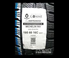 4 gomme 195 60 16c michelin inv a3954 - 2