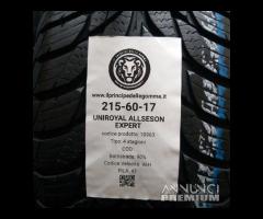 2 GOMME 215 60 17 UNIROYAL A10963