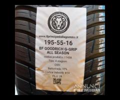 2 GOMME 195 55 16 BF GOODRICH A11438 - 2