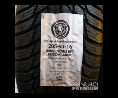 2 GOMME 205 60 16 BRIDGESTONE RFT A11751