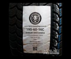 4 GOMME 195 60 16C BARUM A13644