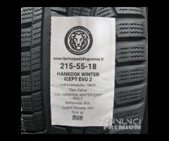 2 GOMME 215 55 18 HANKOOK A14571