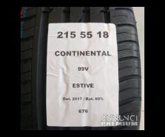 2 GOMME 215 55 18 CONTINENTAL A676