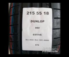 2 GOMME 215 55 18 DUNLOP A674