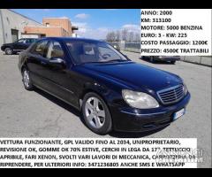 Mercedes S500 V8 GPL OK 2034 313100KM