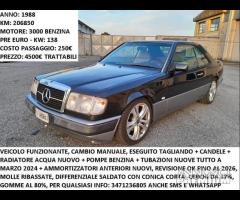 Mercedes 300 CE W124 Manuale 1988