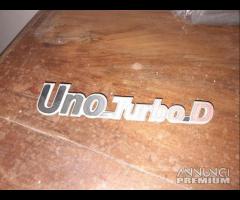 Logo - Fregio Per Fiat Uno Turbo D - 1