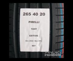 2 GOMME 265 40 20 PIRELLI A887 - 2