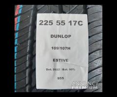 2 GOMME 225 55 17C DUNLOP A955