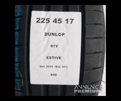 2 GOMME 225 45 17 DUNLOP A940