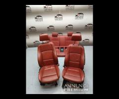 SET SEDILI IN PELLE ROSSO BMW SERIE 1 E82