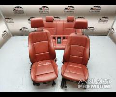 SET SEDILI IN PELLE ROSSO BMW SERIE 1 E82