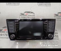 DISPLAY SISTEMA MULTIMEDIA AUTORADIO 2018 SKODA FA