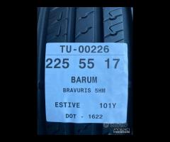 4 PNEUMATICI 225/55 R17 BARUM ESTIVE SEMINUOVE - 8