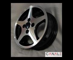 CERCHI LEGA 13 fiat STAR NERO DIAMANTE 5X13 4x98 - 10