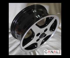 CERCHI LEGA 13 fiat STAR NERO DIAMANTE 5X13 4x98 - 15