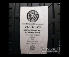 2 GOMME 245 40 20 BRIDGESTONE RFT A20245