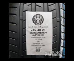 4 GOMME 245 40 21 BRIDGESTONE RFT A20134