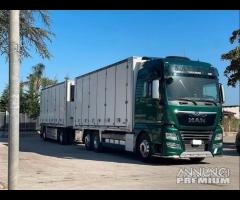 Man tgx 580 e6 autotreno frigo 7.45 + 7.45 fna 29 - 1