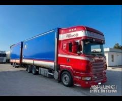 Scania r500 autotreno biga centinato 7.80