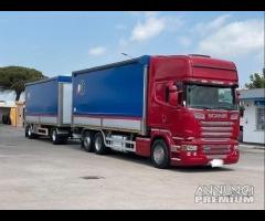 Scania r 580 e6 motrice centina e sponda 7.40 - 1