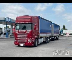 Scania r 580 e6 motrice centina e sponda 7.40