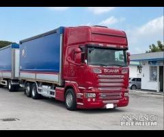 Scania r 580 e6 motrice centina e sponda 7.40 - 7