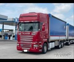 Scania r 580 e6 motrice centina e sponda 7.40 - 9