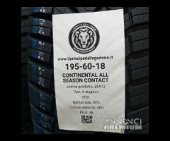 2 GOMME 195 60 18 CONTINENTAL A20812