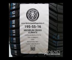 2 GOMME 195 55 16 MICHELIN A21216