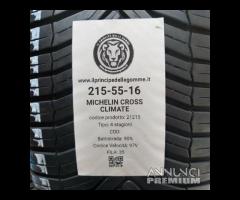 2 GOMME 215 55 16 MICHELIN A21215