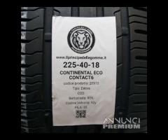 2 GOMME 225 40 18 CONTINENTAL A20910