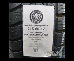 4 GOMME 215 60 17 CONTINENTAL A21065