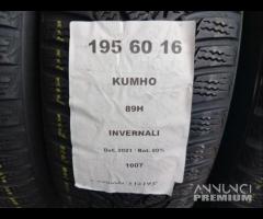 4 GOMME 195 60 16 KUMHO A1007