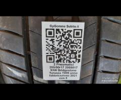 2 Pneumatici 2055017 Bridgestone T005 al 65% '21