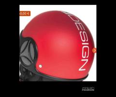 Casco rosso Momo rosso mini