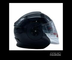 Casco nero lucido Dieffe 702 - 1