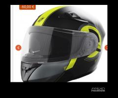 Casco modulare stormer  nero opaco e giallo - 1