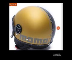 Casco momo design fgtr evo joker oro e grigio