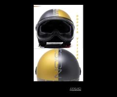 Casco momo design fgtr evo joker oro e grigio