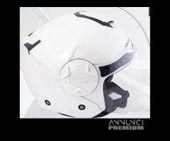 Casco doppia visiera bianco lucido - 2