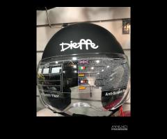 Casco dieffe con scritta colorata visiera elico