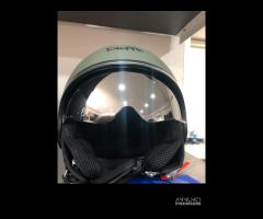 Casco dieffe visierino a scomparsa specchiato