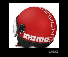 Momo design mini rosso con visierino fume - 2