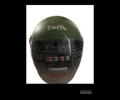 Casco doppia visiera vintage Dieffe 2700 verde - 4